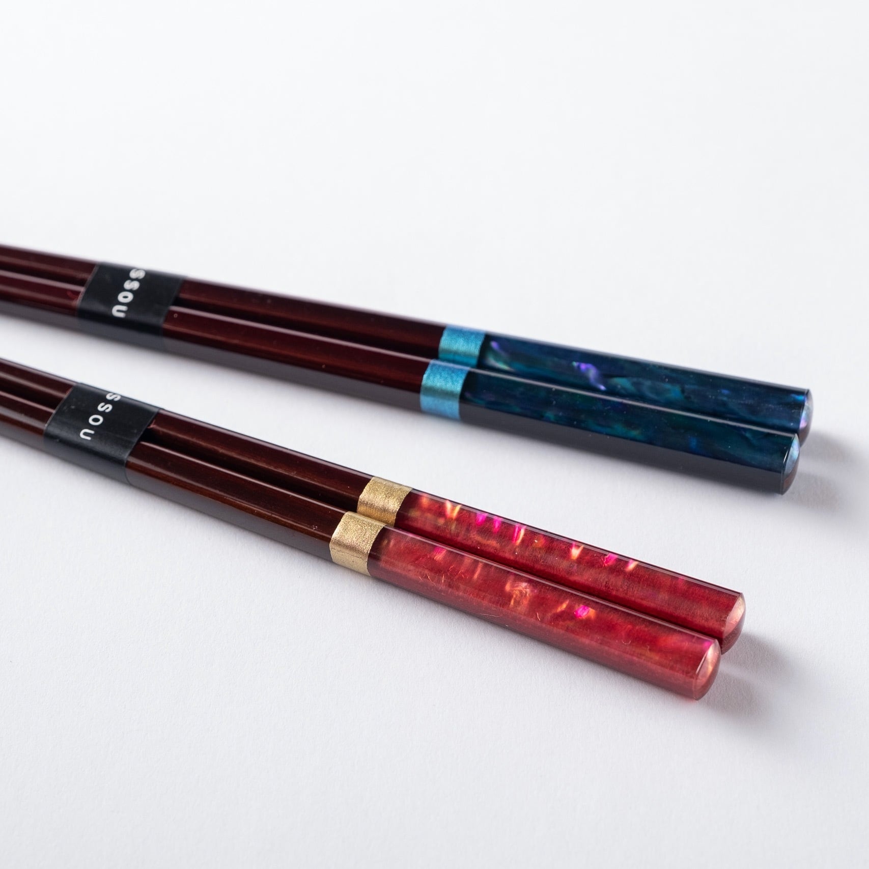 箸 「匠 貝・螺鈿（らでん） まぼろし貝」 食洗器対応 若狭塗 国産