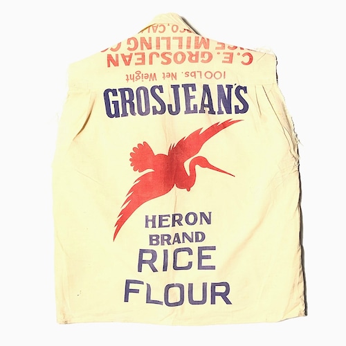Vintage 50~60's Rice Sack Pullover Shirt