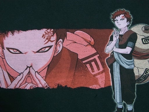 00's 2002年 NARUTO 我愛羅 ナルト アニメ Tシャツ | CYCLONE