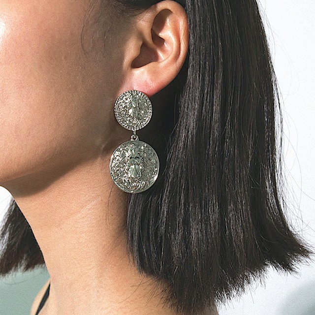 2-plate Lion-Face Pierce / 2colors