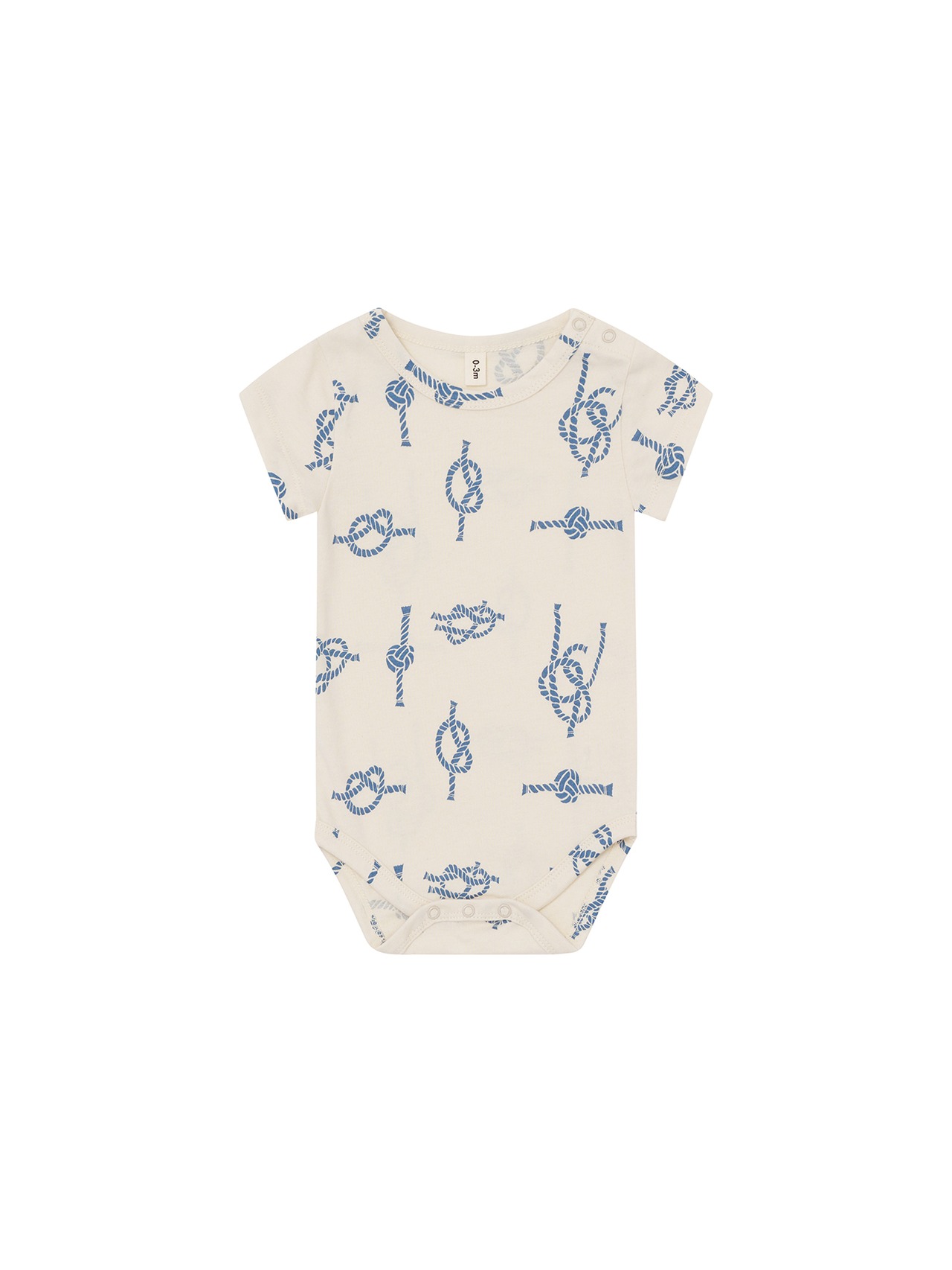 【即納】ORGANIC ZOO / Sailor Knots Short Sleeve Bodysuit