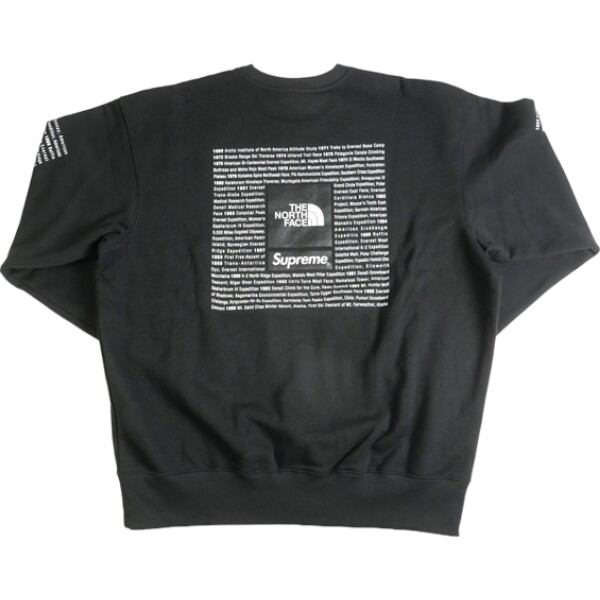 Supreme ノースフェイス スウェット ブラック Size【L】 SUPREME シュプリーム ×The North Face 24SS Crewneck Black