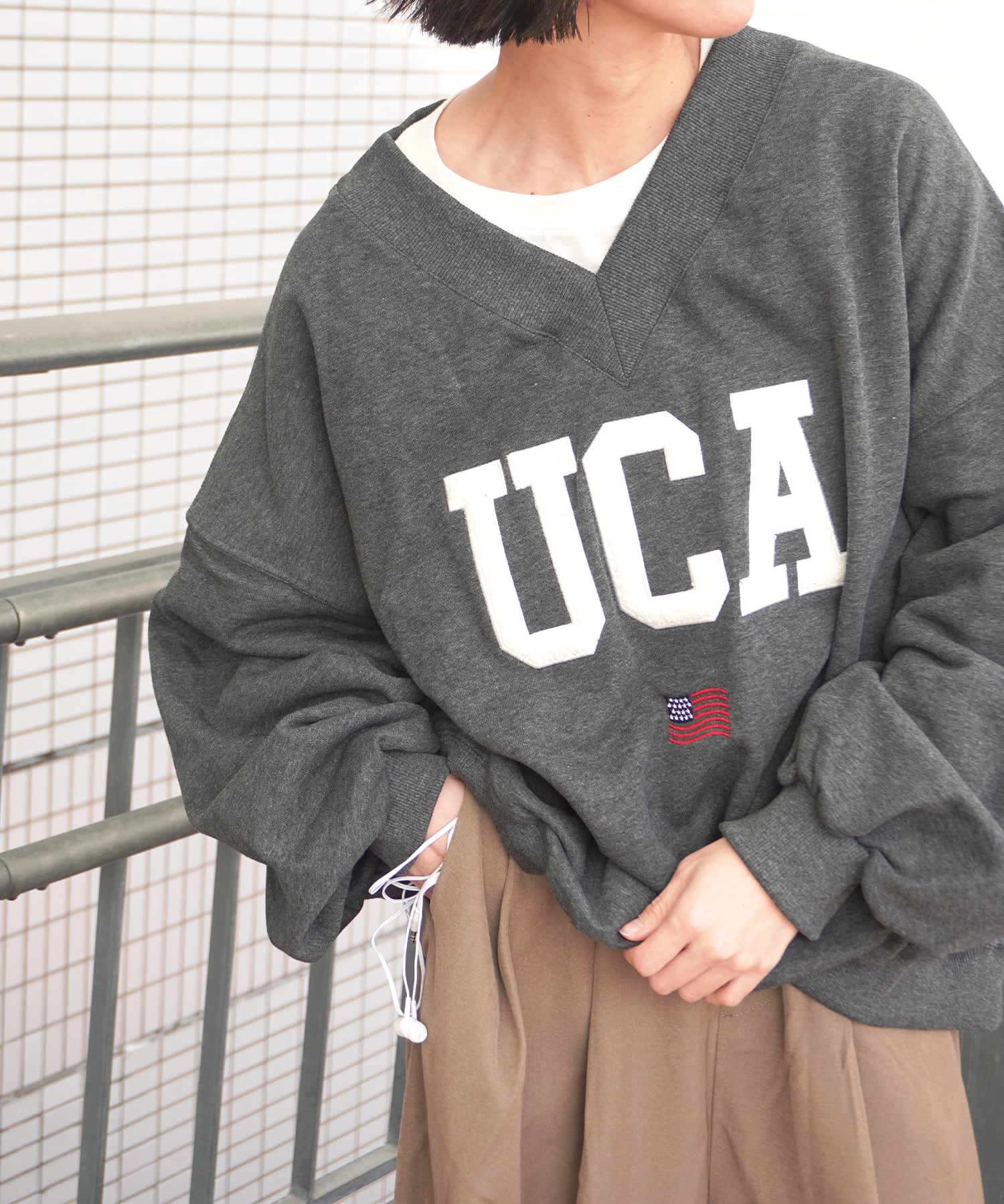 VネックUCAロゴPO 5212712(0116)