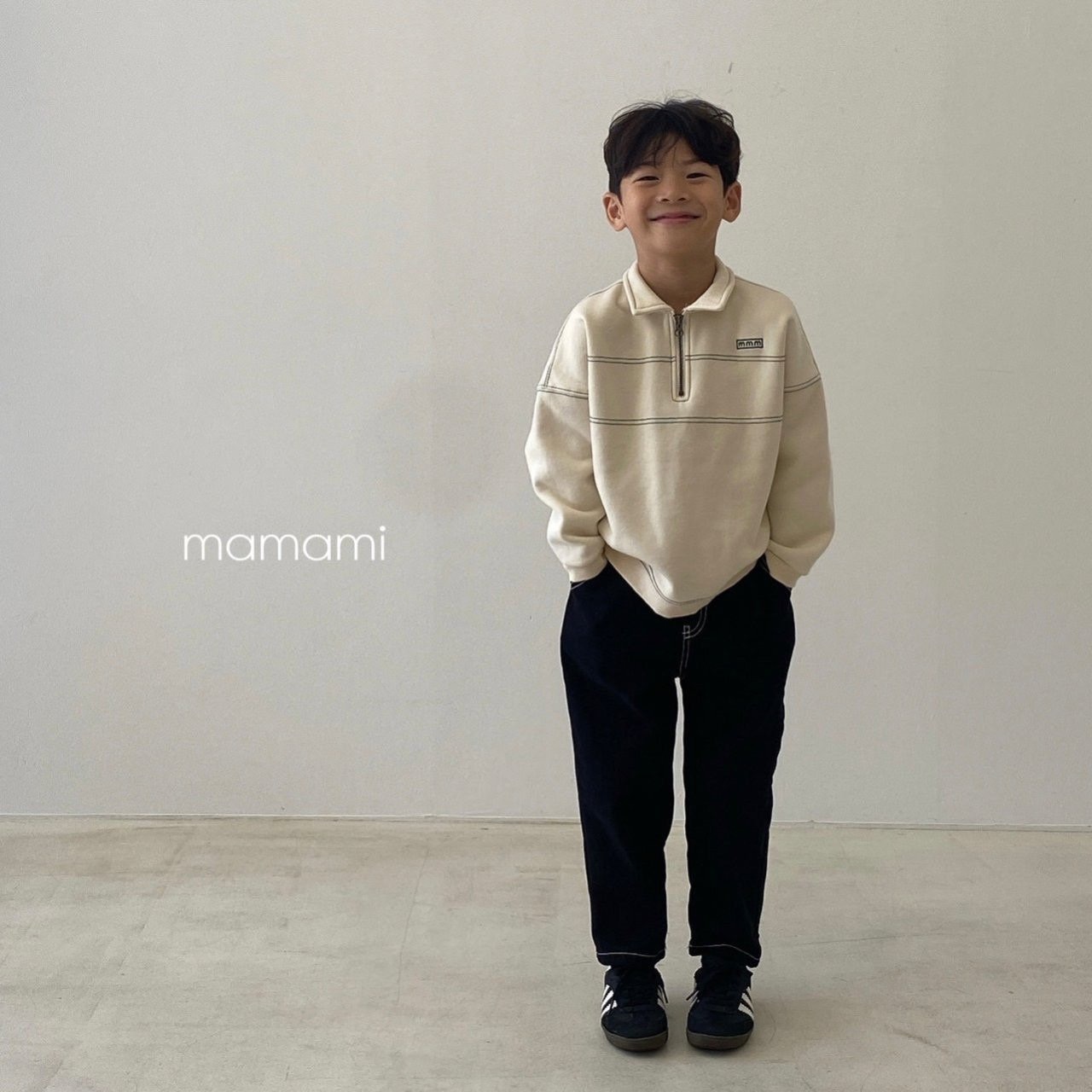 （即納）mamami / always stitch pants