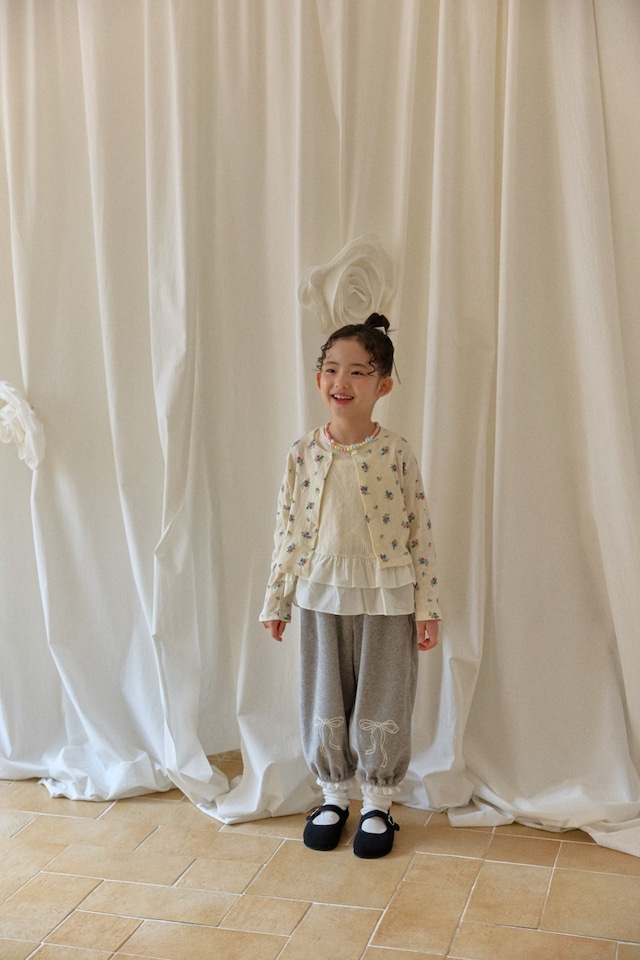 【1/26〆予約】<berryberry> Flower cardigan set