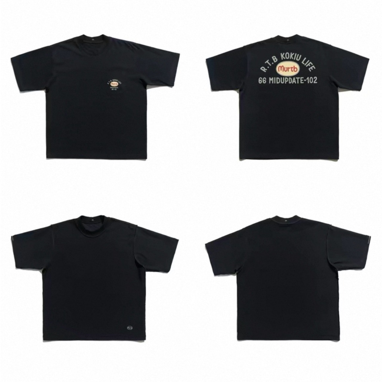 Retro logo back print pocket tee 1369 - 20