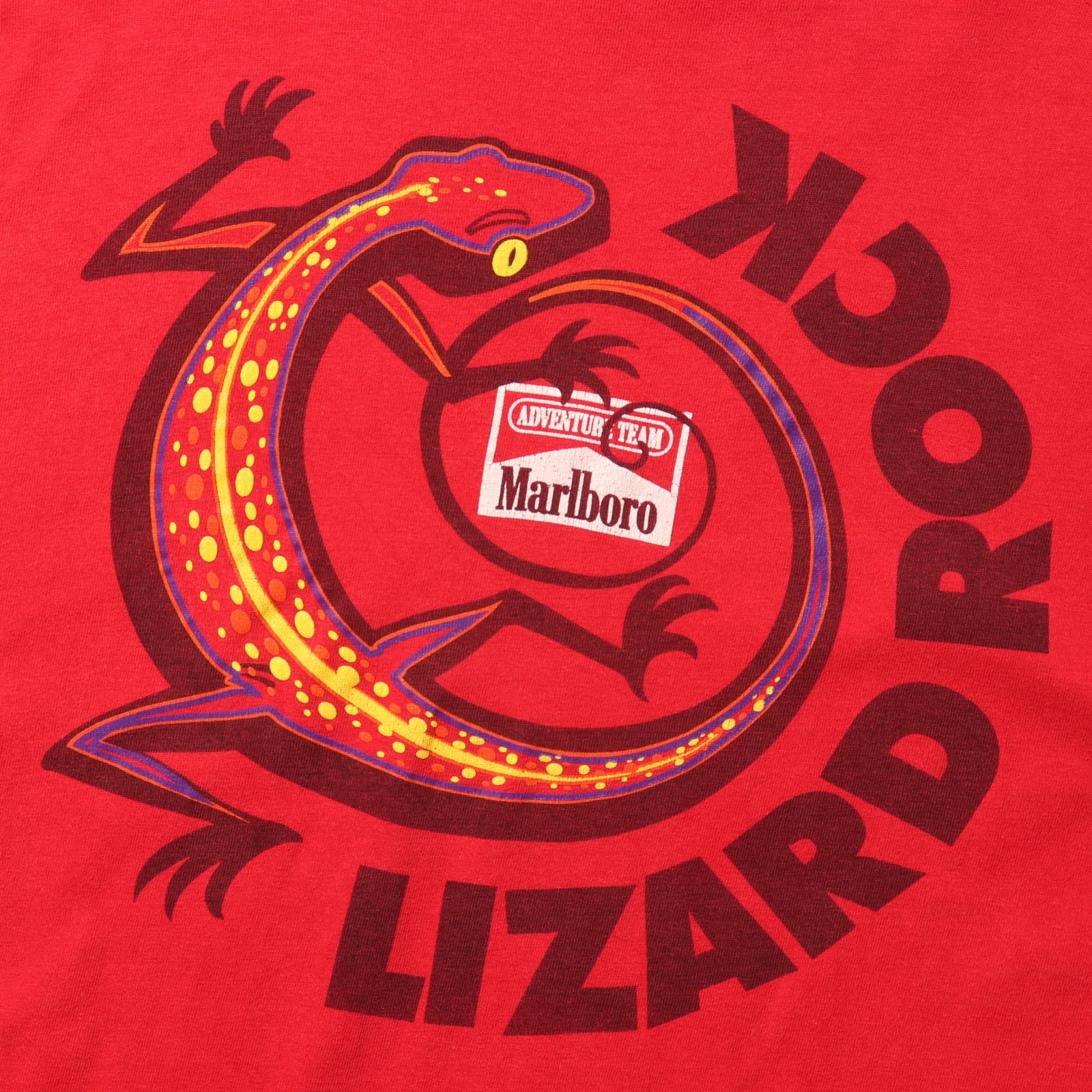 美品 XL 90s シングルステッチ マルボロ Marlboro lizard rock トカゲ