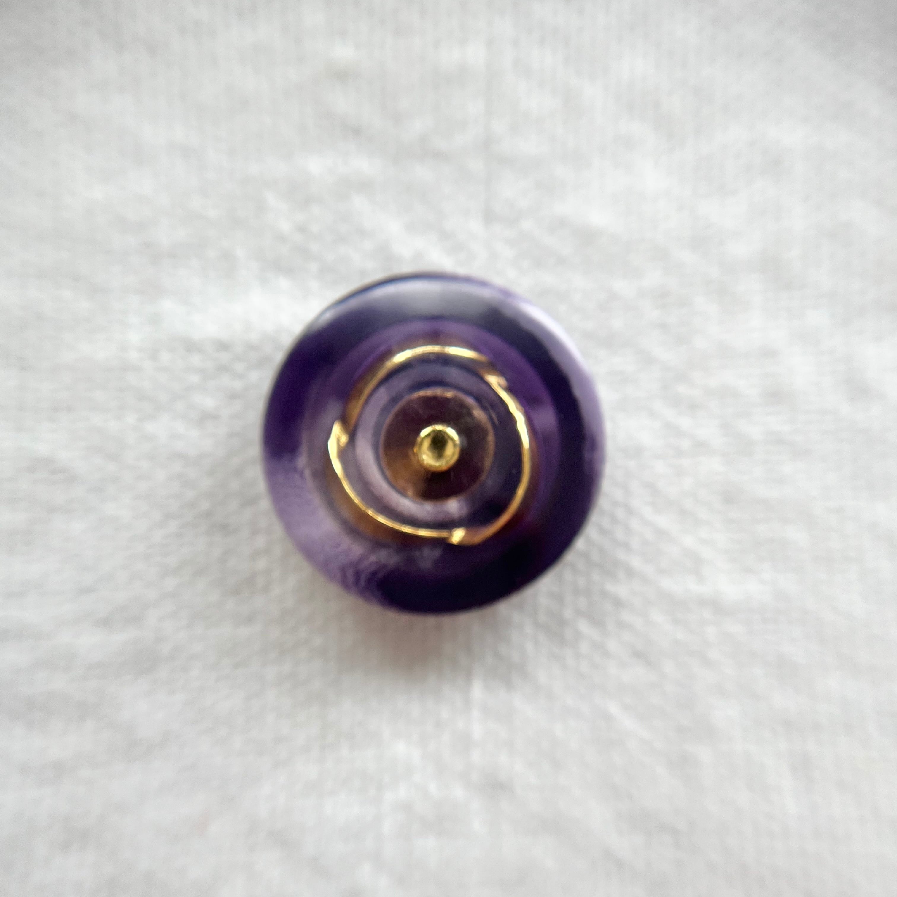 ゴールドトライアングル×パープルマーブル 18㎜