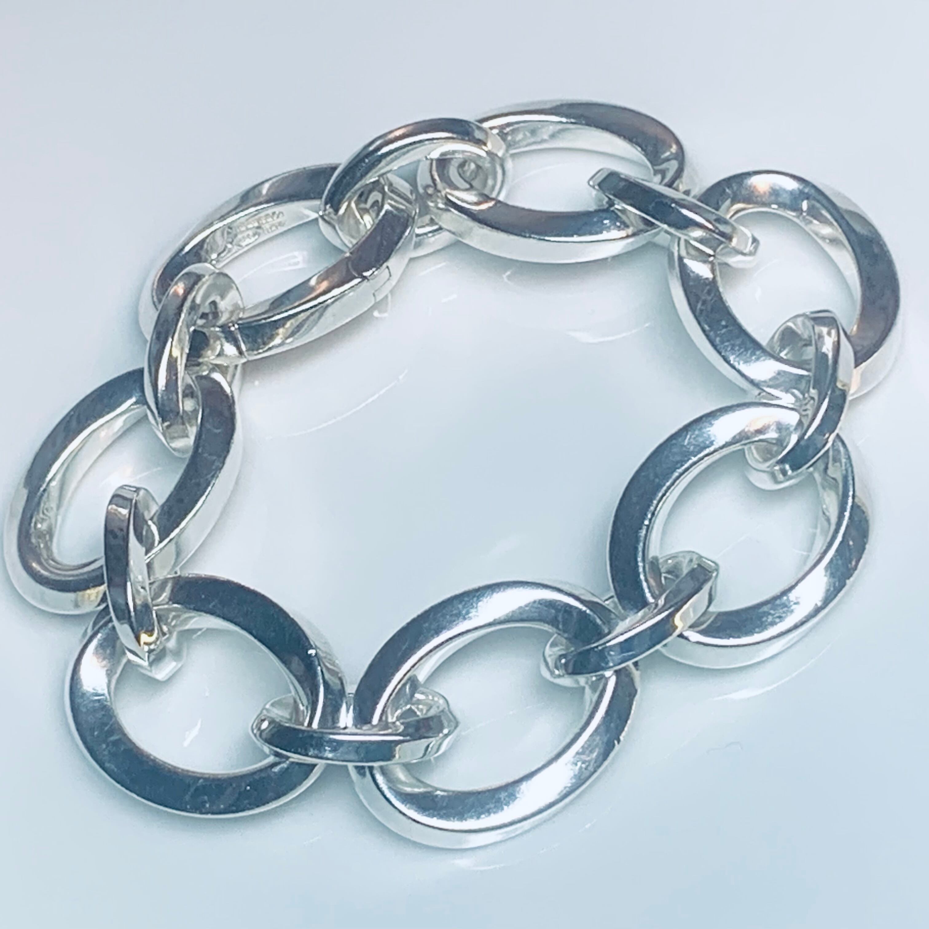 VINTAGE TIFFANY & CO. Oval Twist Link Bracelet | ヴィンテージ ...