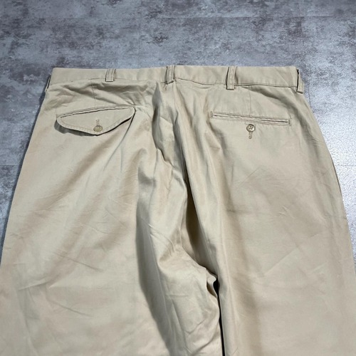 90-00s Ralph Lauren 36/32 ベージュチノパンツ 詳細写真12