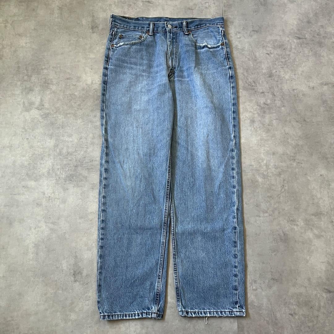 リーバイス550 Levis W34 ブルーデニム 青 ボトム 古着 17500