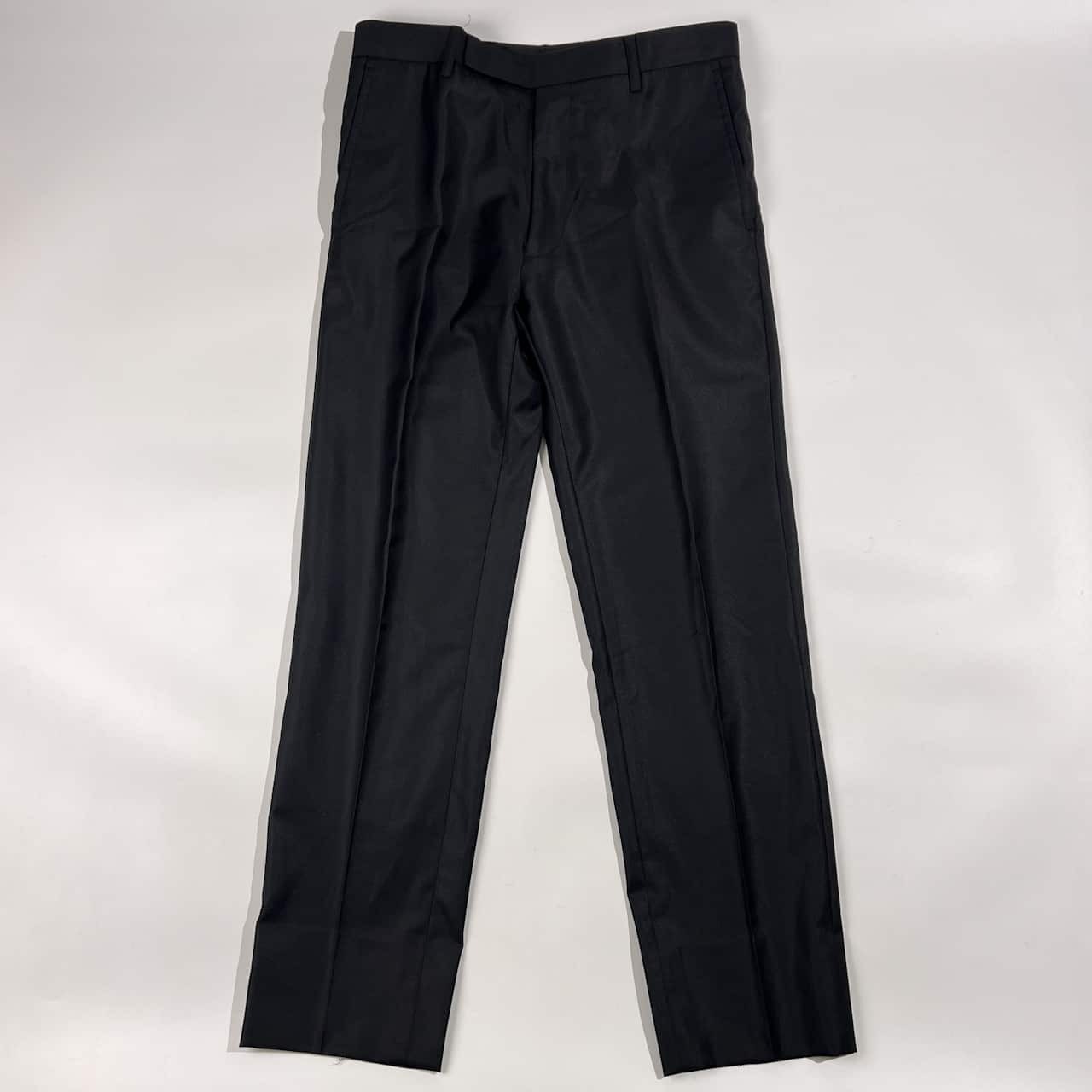 上下 KATHARINE HAMNETT LONDON キャサリン ハムネット ロンドン セットアップ スーツ テーラードジャケット スラックス S/ブラック メンズ