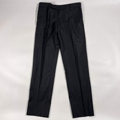 上下 KATHARINE HAMNETT LONDON キャサリン ハムネット ロンドン セットアップ スーツ テーラードジャケット スラックス S/ブラック メンズ