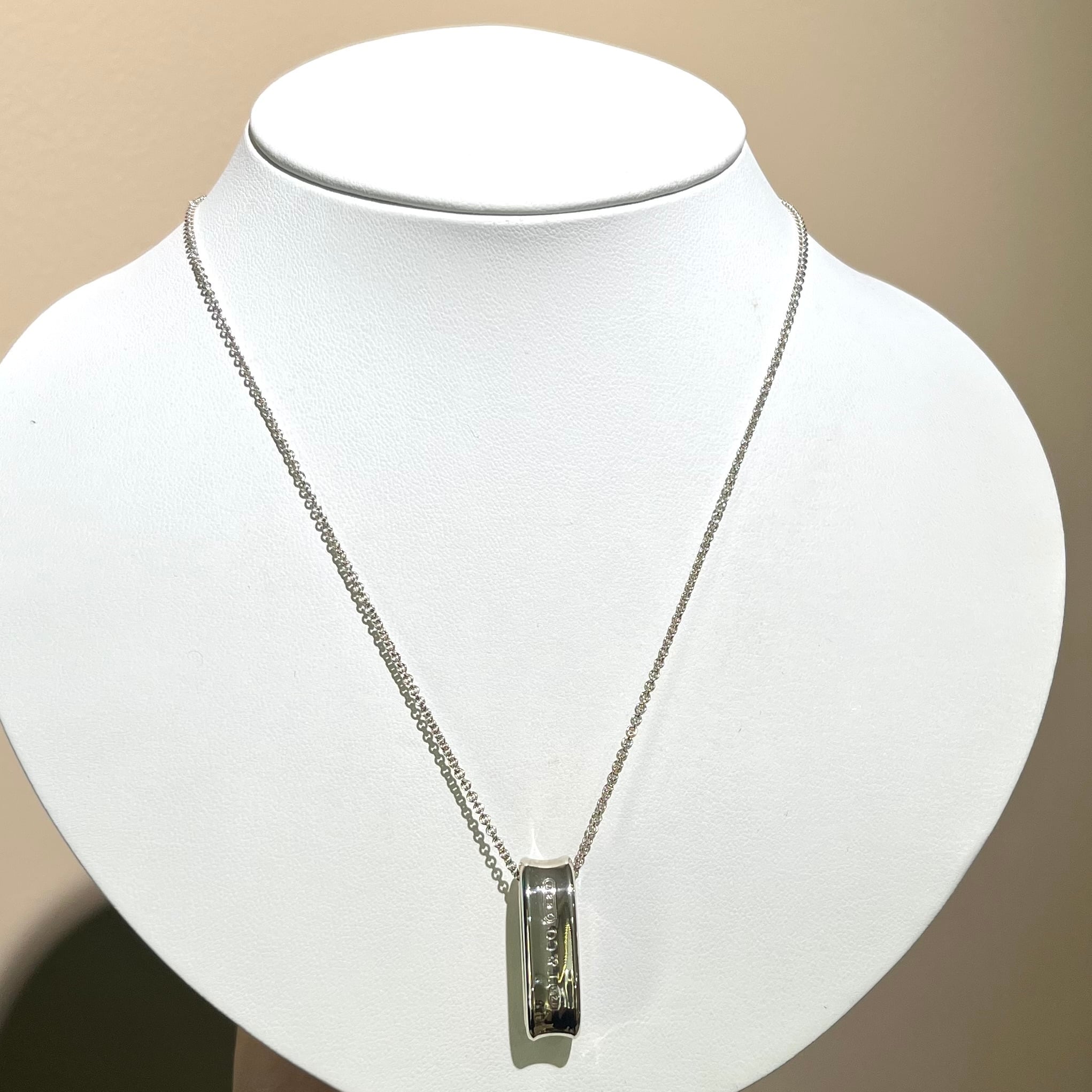 TIFFANY&CO.】T2844 ティファニー 1837 クッション ループ ネックレス
