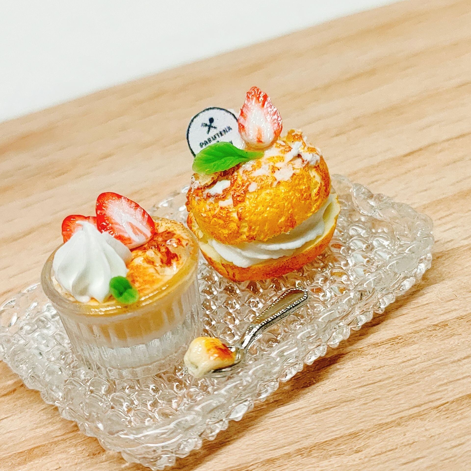 ミニチュア フルーツサブレ&苺のピッチャースイーツセット 下ろせる ミニチュア フルーツサブレ&苺のピッチャースイーツセット 下ろせる