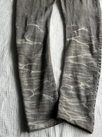 "semantic design" Wrinkled Curve Denim