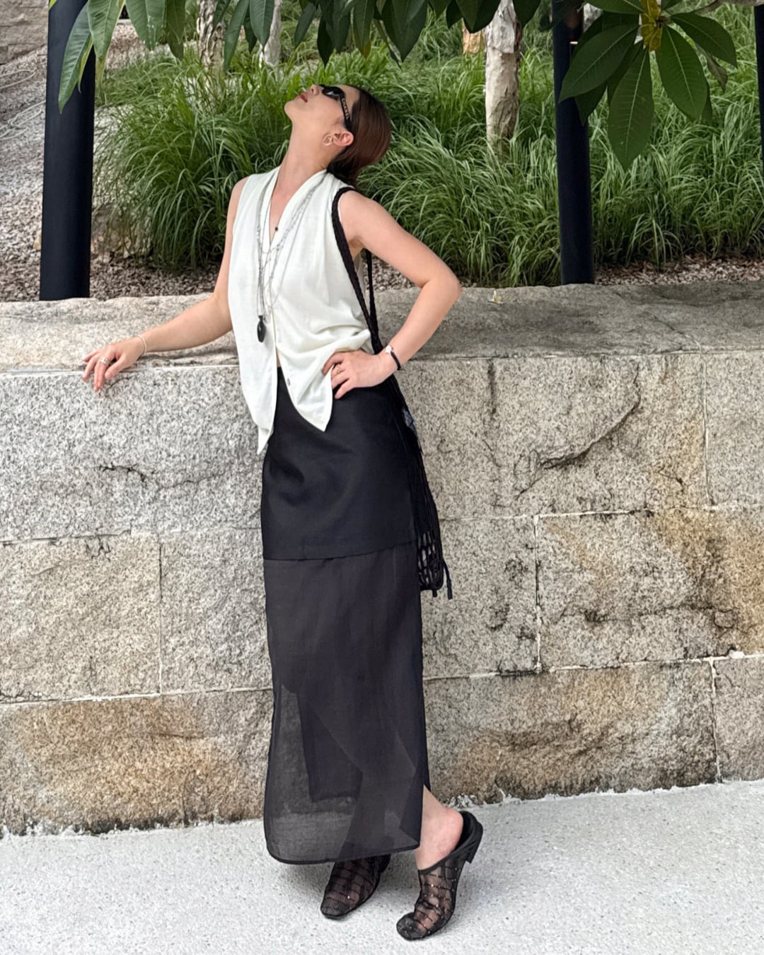 シアーストレートスカート S25504