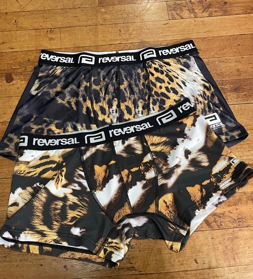 reversal rv23aw709 LEPARD BOXER PANTS