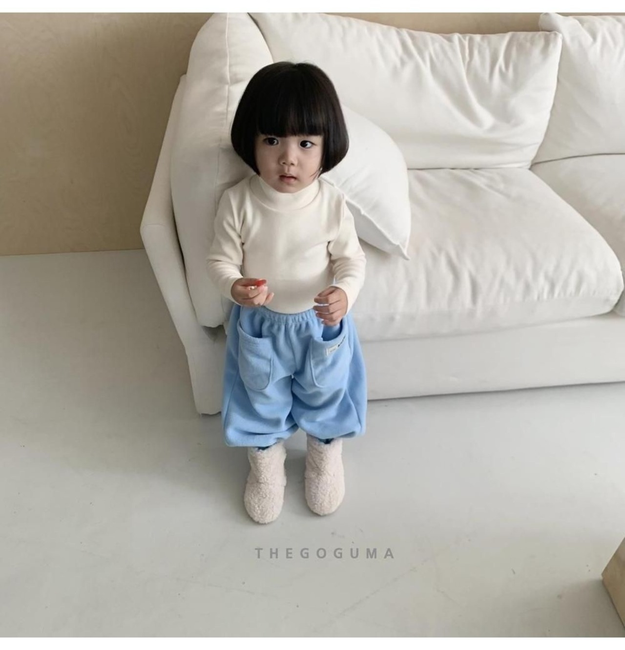 ザゴグマ / THE GOGUMA / ぽかぽか無地ハイネックT / 韓国子供服 / ジュニア / 26winter〖取寄〗*JS~JL*