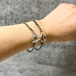【男女兼用】チェーンブレスレット 細め 2種類