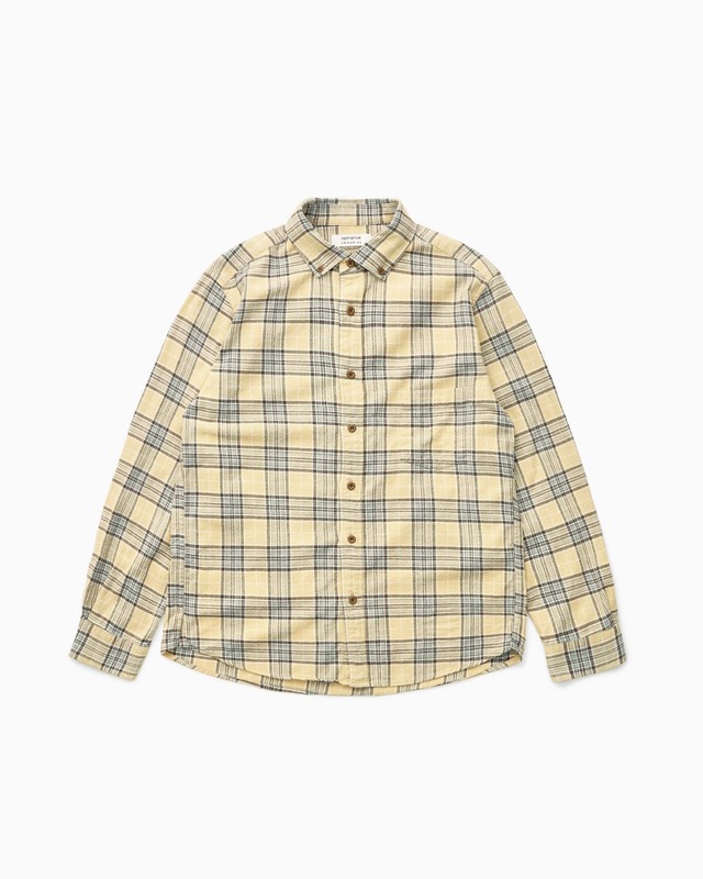 [Khakis] Khakis nonnative DWELLER B.D. SHIRT COTTON FLANNEL TARTAN CHECK Beige 正規品 韓国ブランド 韓国ファッション 韓国代行 カーキス 日本 店舗 (Khakis)