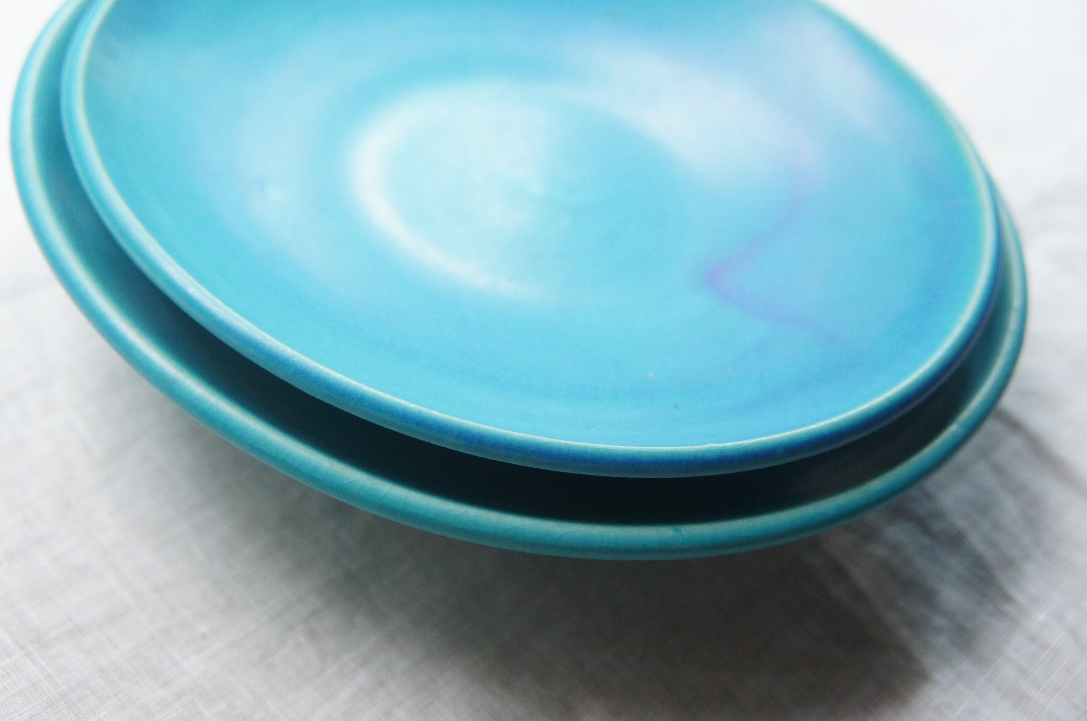 十九三窯 トルコブルー7寸皿 | 器とライフスタイル雑貨 KOGU