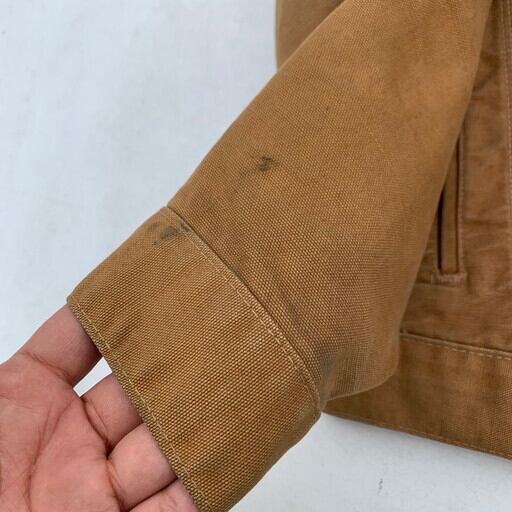 80's carhartt カーハート ダックトラッカージャケット ブラウン 70506タイプ ワークジャケット CRAFTED WITH ORIDE  IN USA サイズ42 USA製 希少 ヴィンテージ BA-998 RM1367H | agito vintage powered by BASE