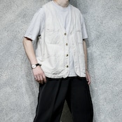 Eddie Bauer linen cotton vest