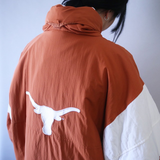 "STARTER " Texas Longhorns nylon pullover half-zip jacket