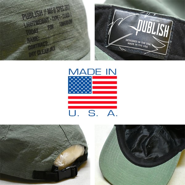 1点物◇USA製PUBLISHベースボールキャップ古着メンズレディースOK 