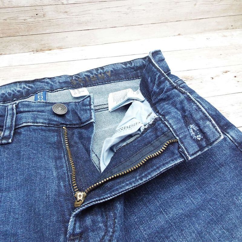 EUR28（ウエスト75cm）H&M DIVIDED ジップアップ スリム スキニー