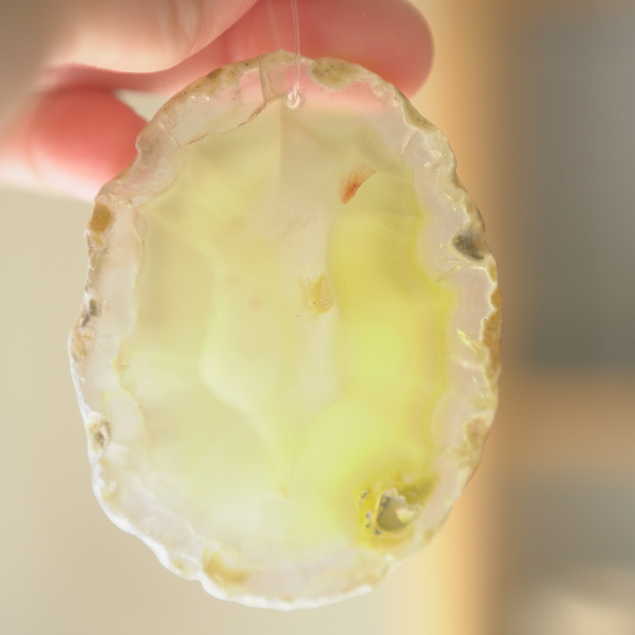 Citrus Soda 03 - アゲートヒーリングチャイム / Agate Sun Catcher Wind Chime 1049