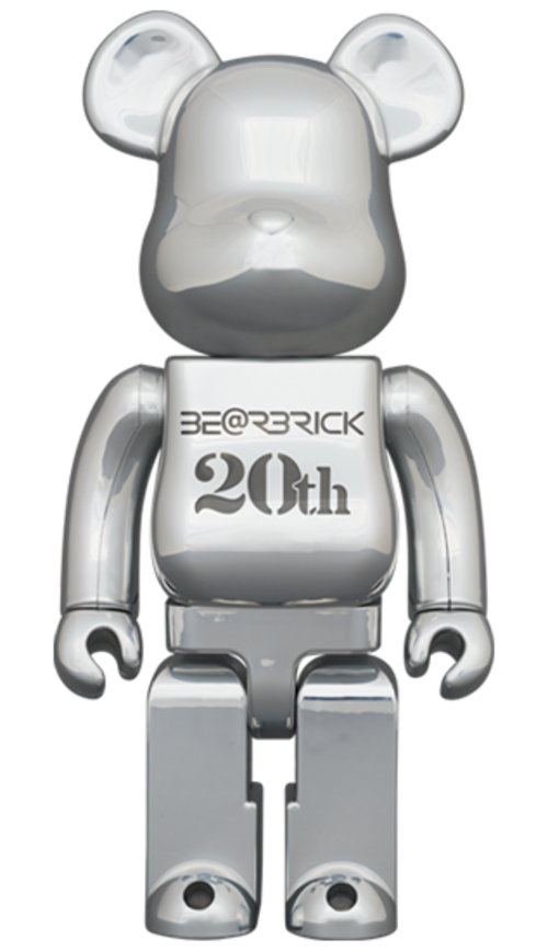 メディコム BE@RBRICK ベアブリック 400% 20周年 ディープクローム Ver 未開封 ４号店商品