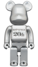 メディコム BE@RBRICK ベアブリック 400% 20周年 ディープクローム Ver 未開封 ４号店商品
