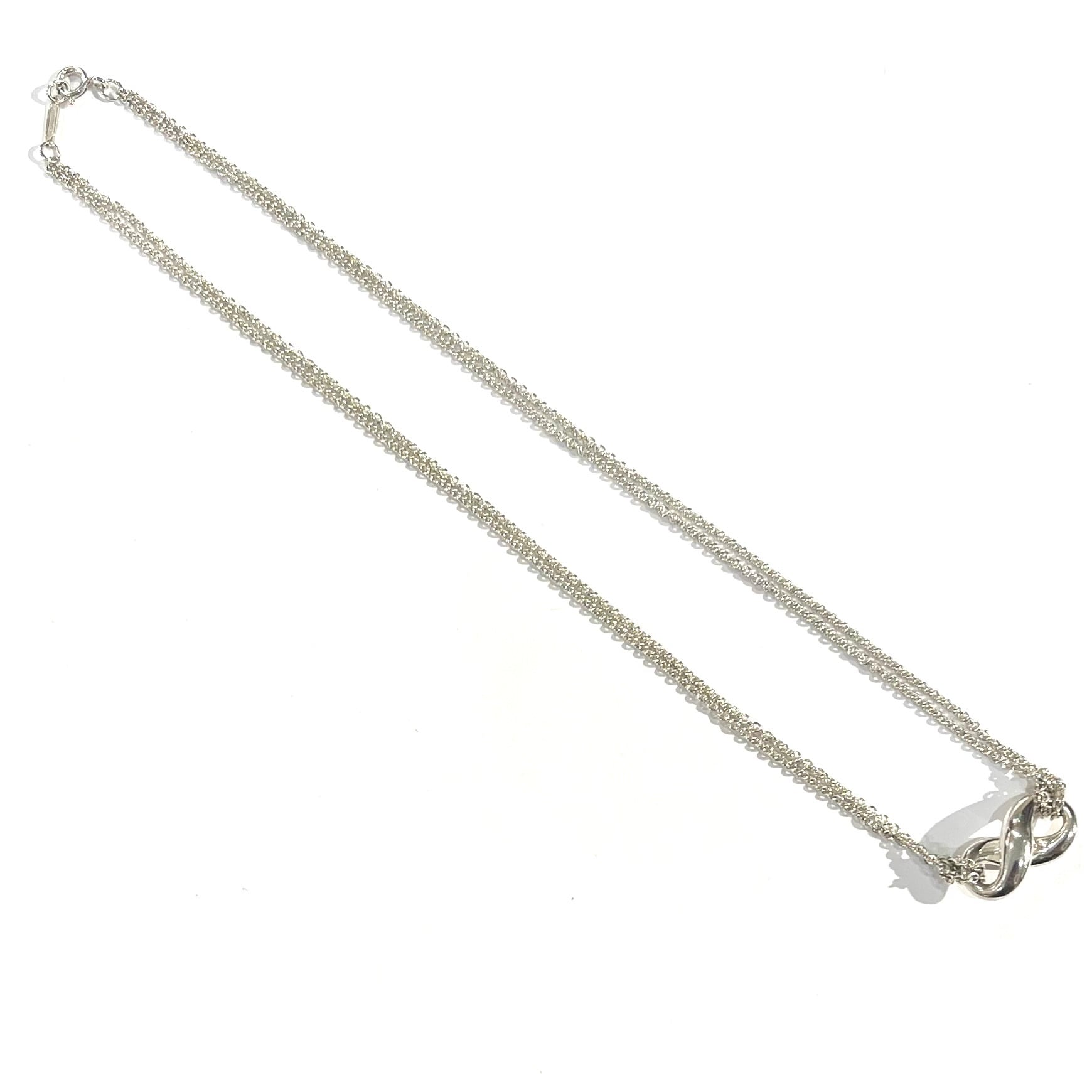 限定価格【TIFFANY&Co.】2934 インフィニティダブルチェーン 立体