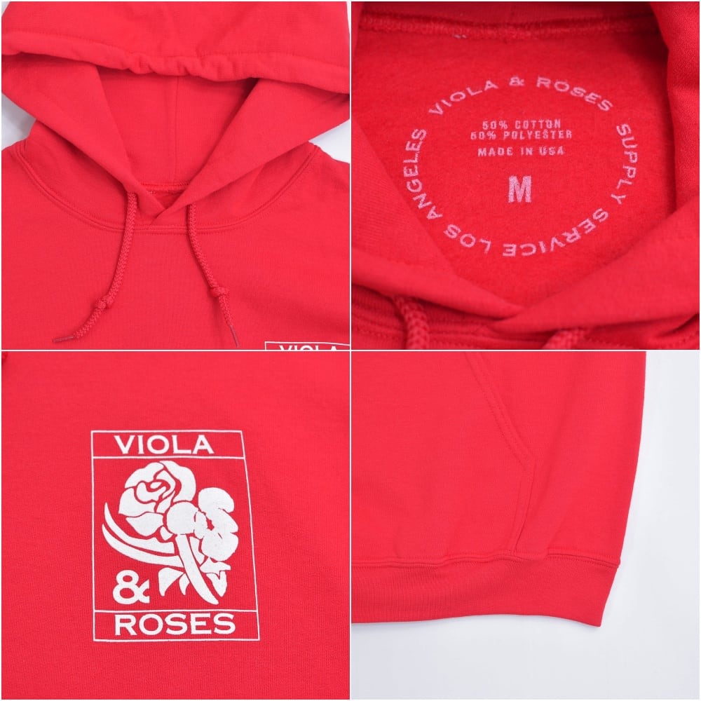 VIOLA&ROSES ヴィオラ・アンド・ローゼズ ロゴプリント パーカー