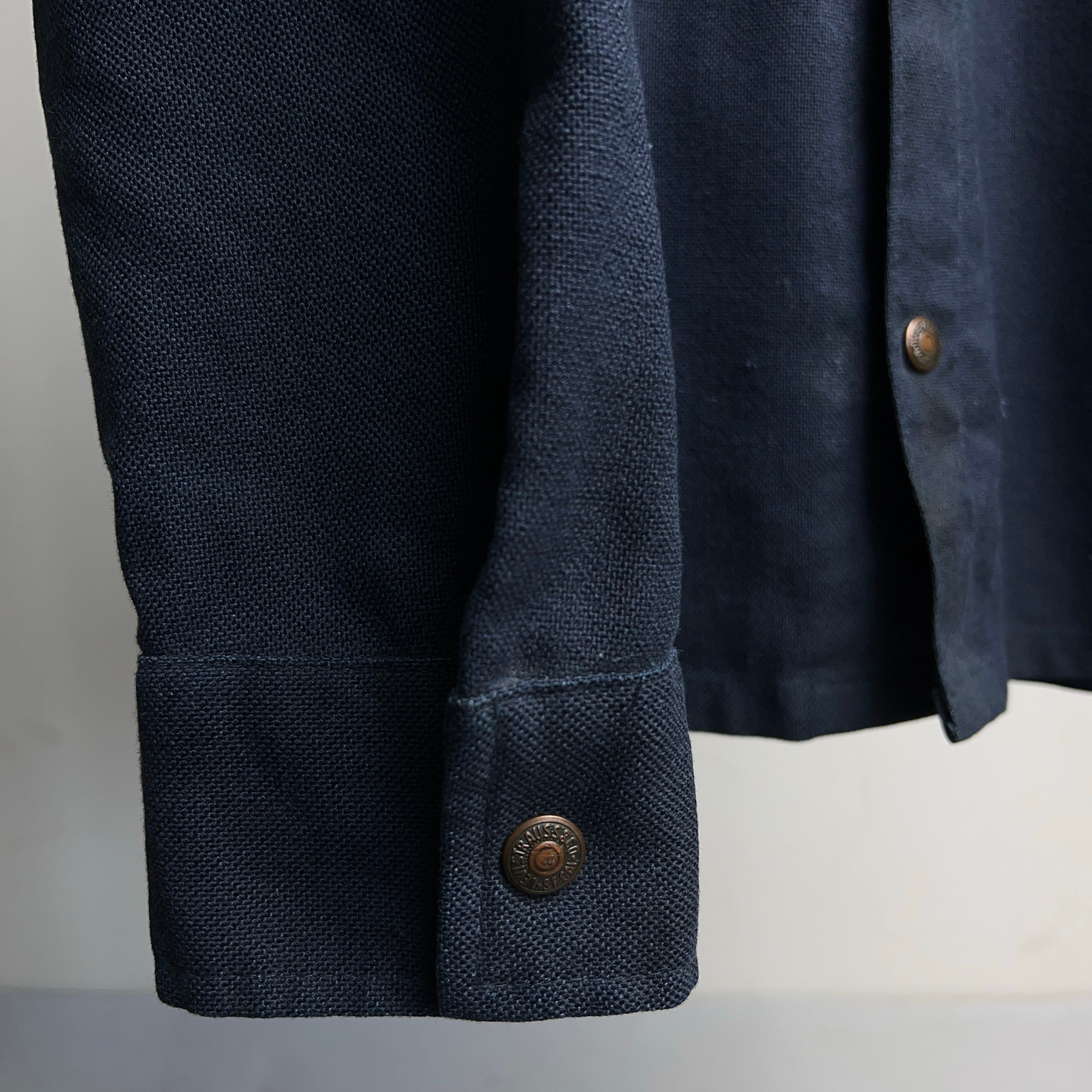 70's LEVI'S POLY-COTTON SHIRTJACKET NAVY BIG E 70年代 リーバイス 70's LEVI'S POLY-COTTON SHIRTJACKET NAVY BIG E 70年代 リーバイス