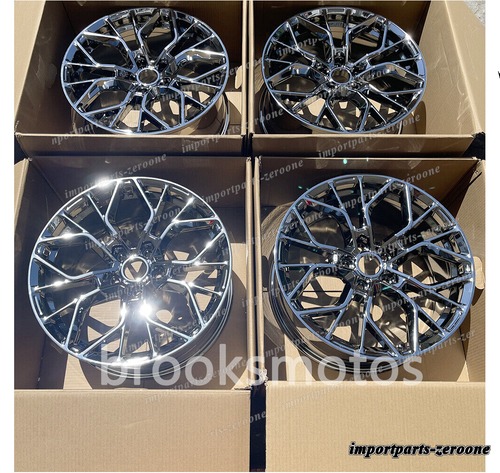 21インチ ニュースタイルブラック鍛造ホイール テスラ モデルS 21x8.5 21x9 -BRN-11680