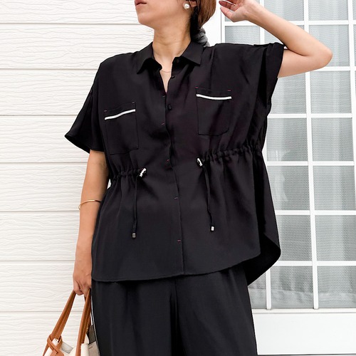 【セットアップ対応アイテム】ポプリンフレンチドロストシャツ