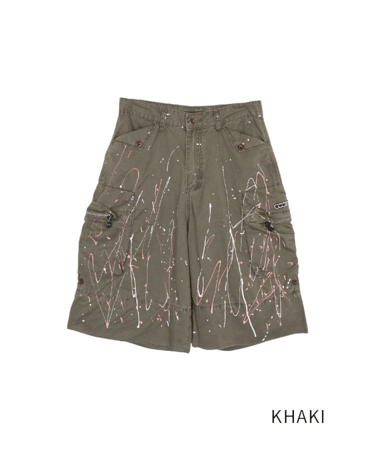 【先行販売】ペイントカーゴハーフパンツ CQ-48002