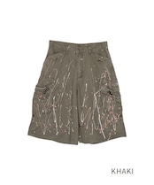 【先行販売】ペイントカーゴハーフパンツ CQ-48002