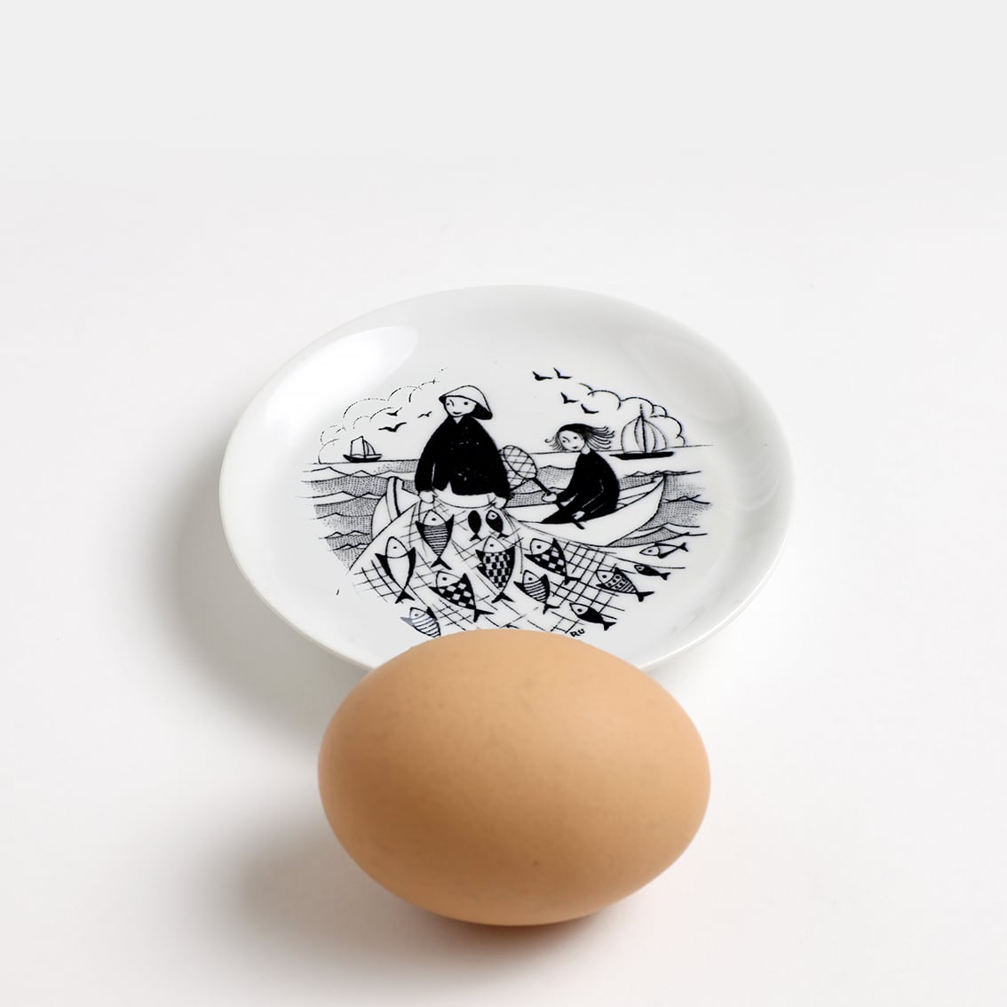 ARABIA アラビア 四季の暮らしの小さな飾り絵皿（花売り） 北欧