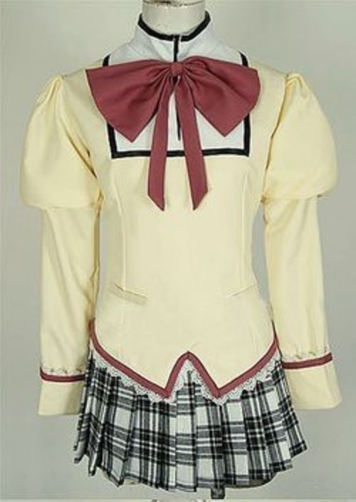 K5256　魔法少女まどか　マギカ　学園女子制服　コスプレ衣装　cosplay　コスチューム