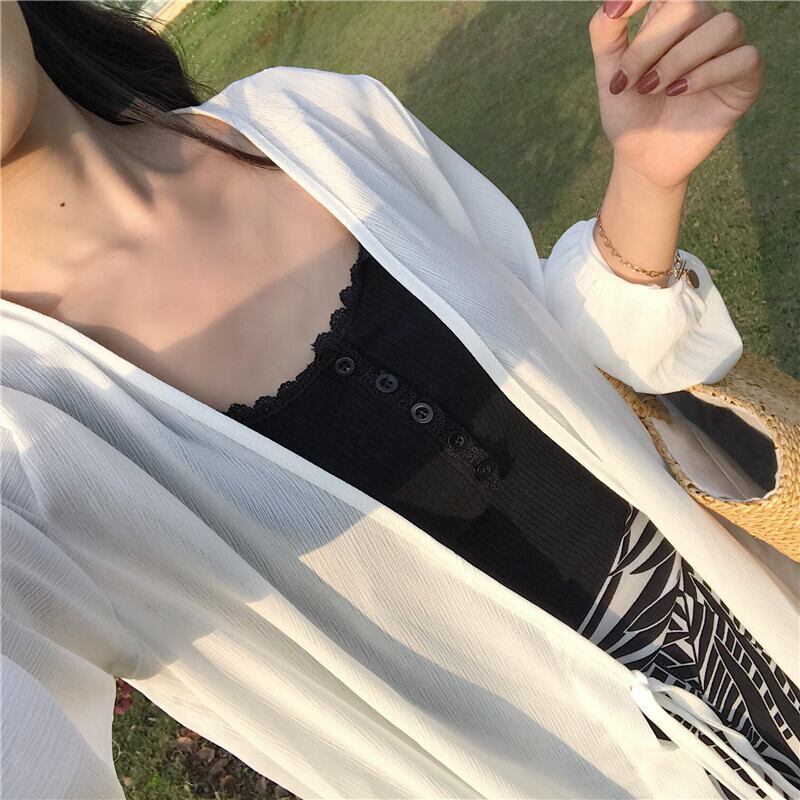 トップス ブラウス カーディガン ミモレ ミモレ丈 ロング 袖あり 長袖 襟なし フレア セミフレア シフォン ウエストリボン 前開き かわいい 大人可愛い きれいめ シンプル カジュアル 大人 上品 おしゃれ 大人女子 こなれ感 ラフ ルーズ エレガント とろみ感 抜け感 無地 春 トップス ブラウス カーディガン ミモレ ミモレ丈 ロング 袖あり 長袖