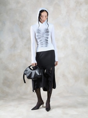 【26SS | WOMEN】AVAVAV アヴァヴァヴ / スカート / Cut-Out Woven Skirt　F26-SKT-1352