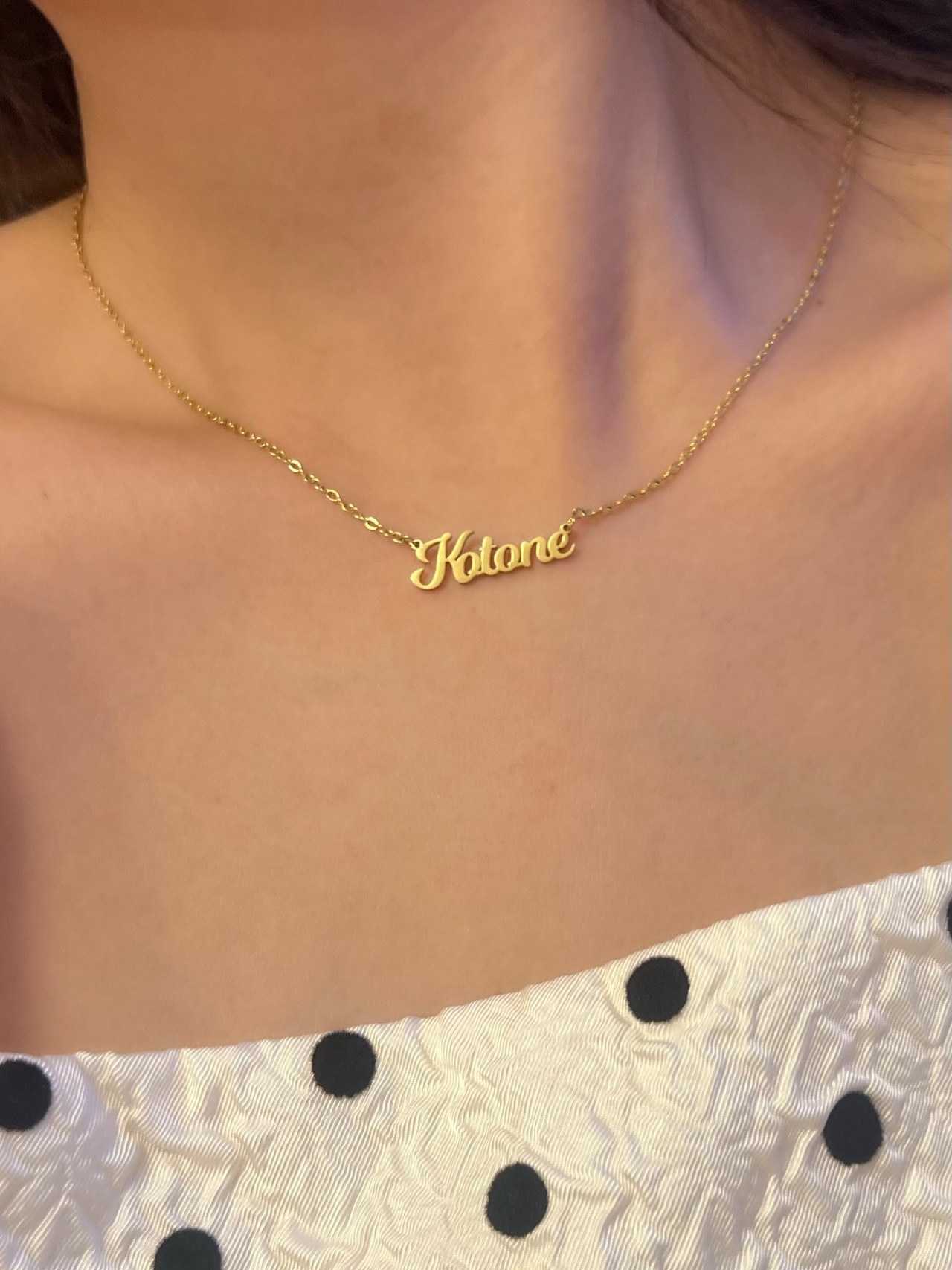 【受注】classic name necklace