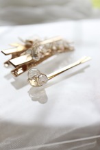 " 余白 ( 紫陽花 )hair clip set