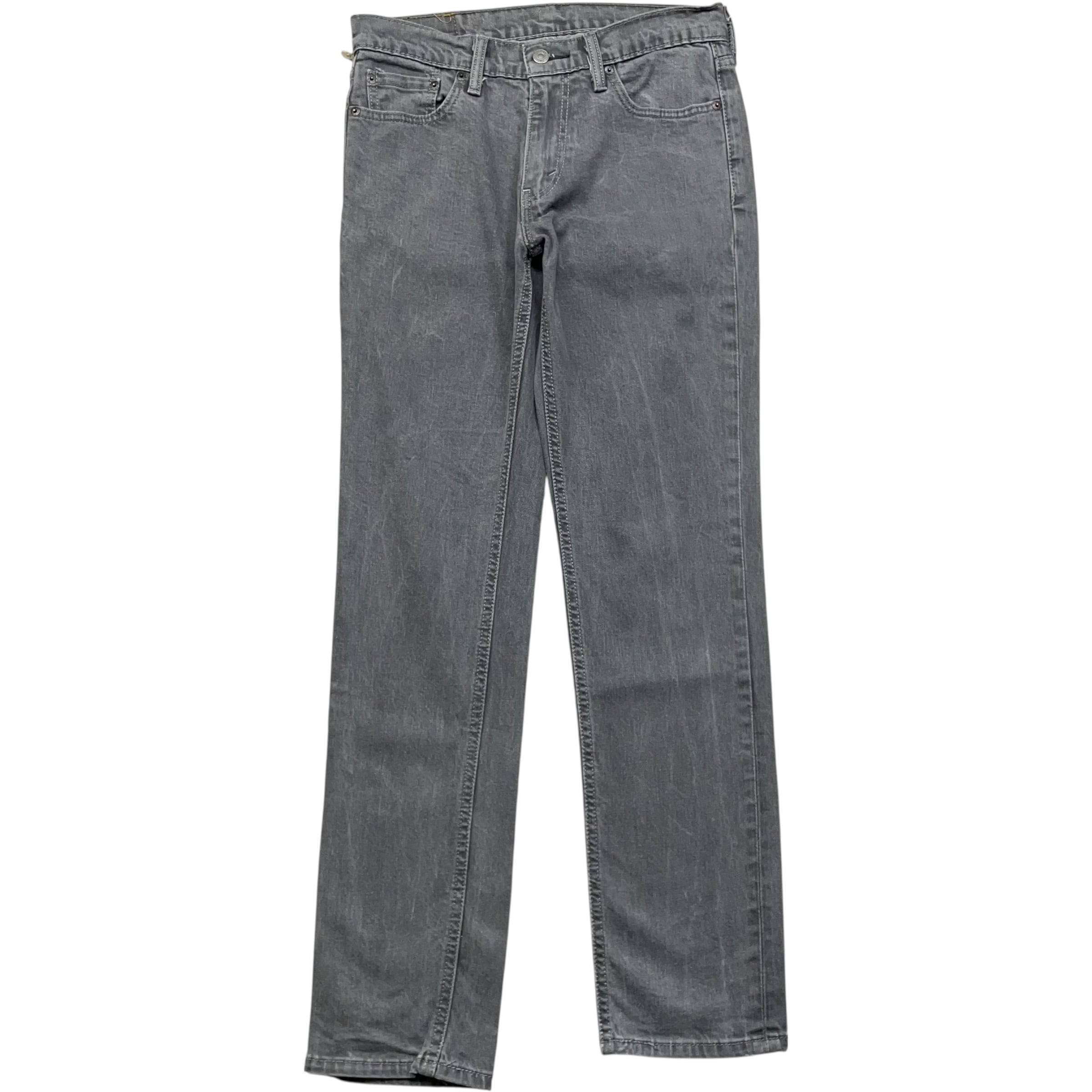 《実寸 W31L31》 Levi's リーバイス 511 先染め ブラックデニム ストレート 色落ち no.8662