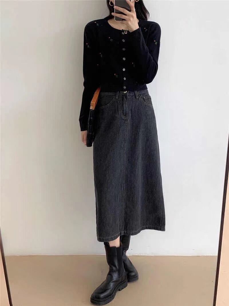 花柄カーディガン