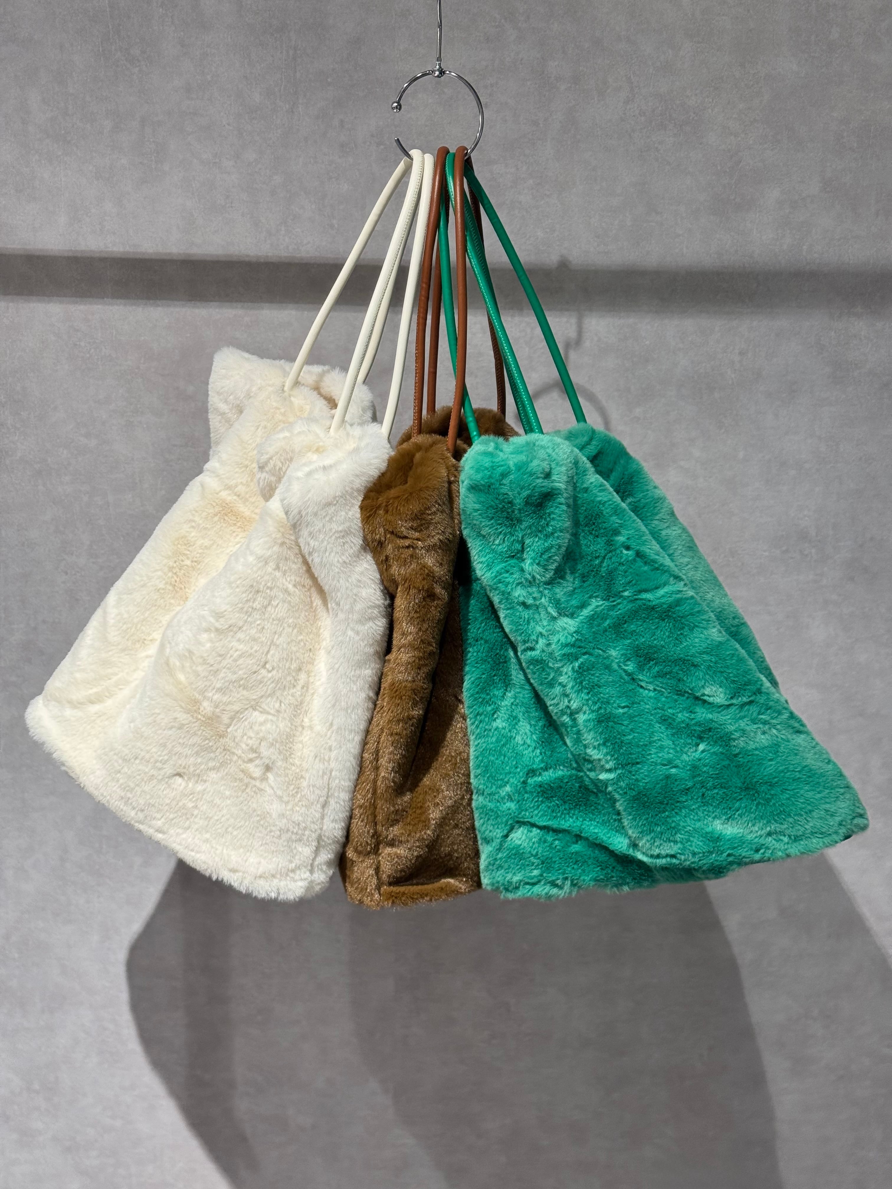 triangle fur bag
